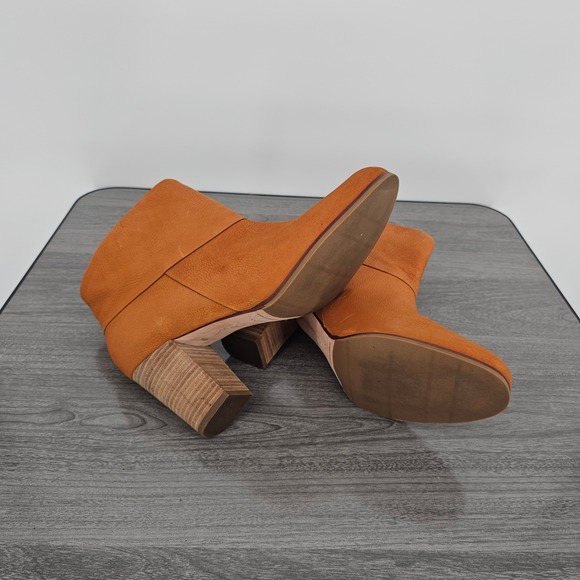 Cole Haan Cassidy Heeled Ankle Boots Womens Size 11 B Color Camello - Picture 6 of 9